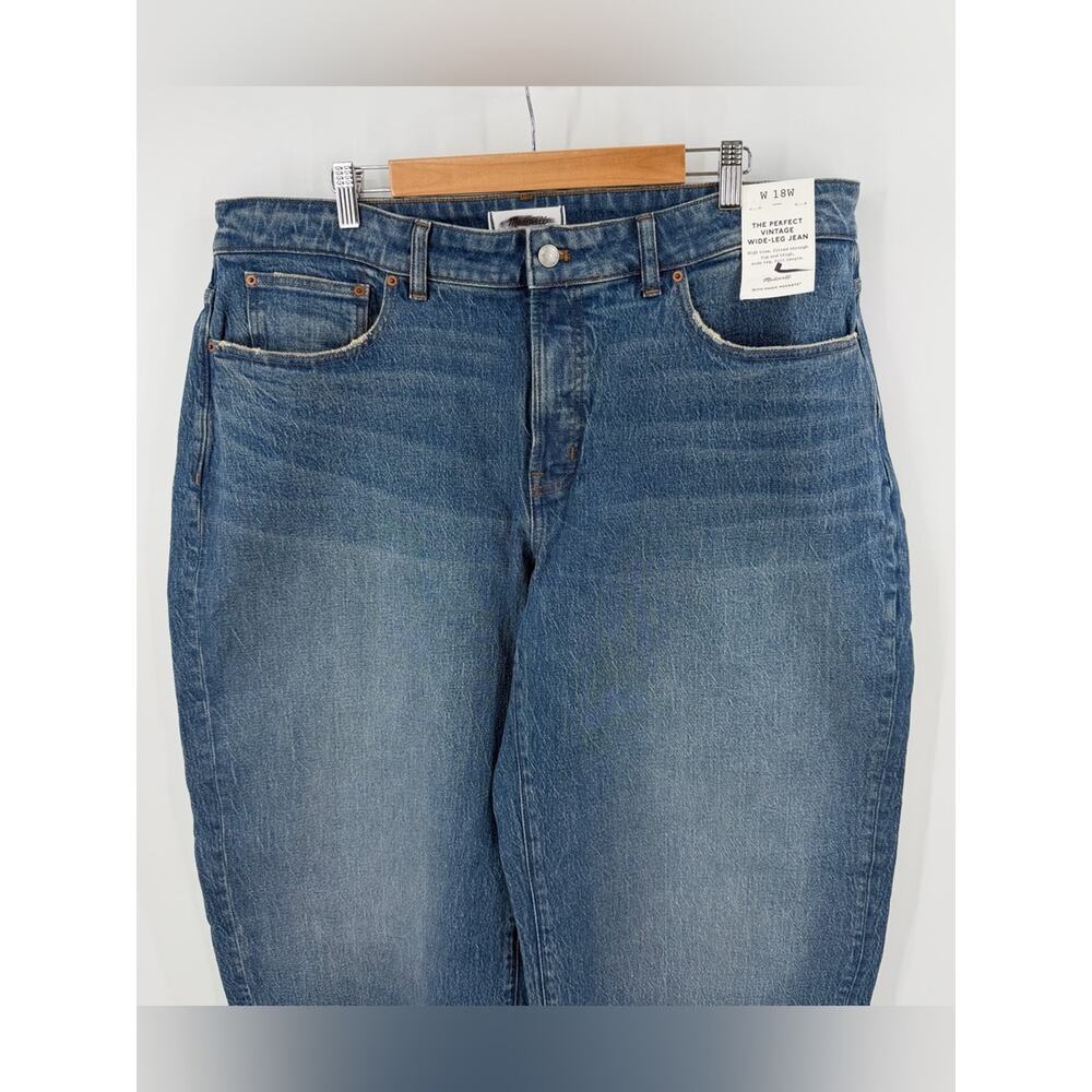 Madewell The Plus Perfect Vintage Wide-Leg Jean Size 18W - Picture 4 of 12